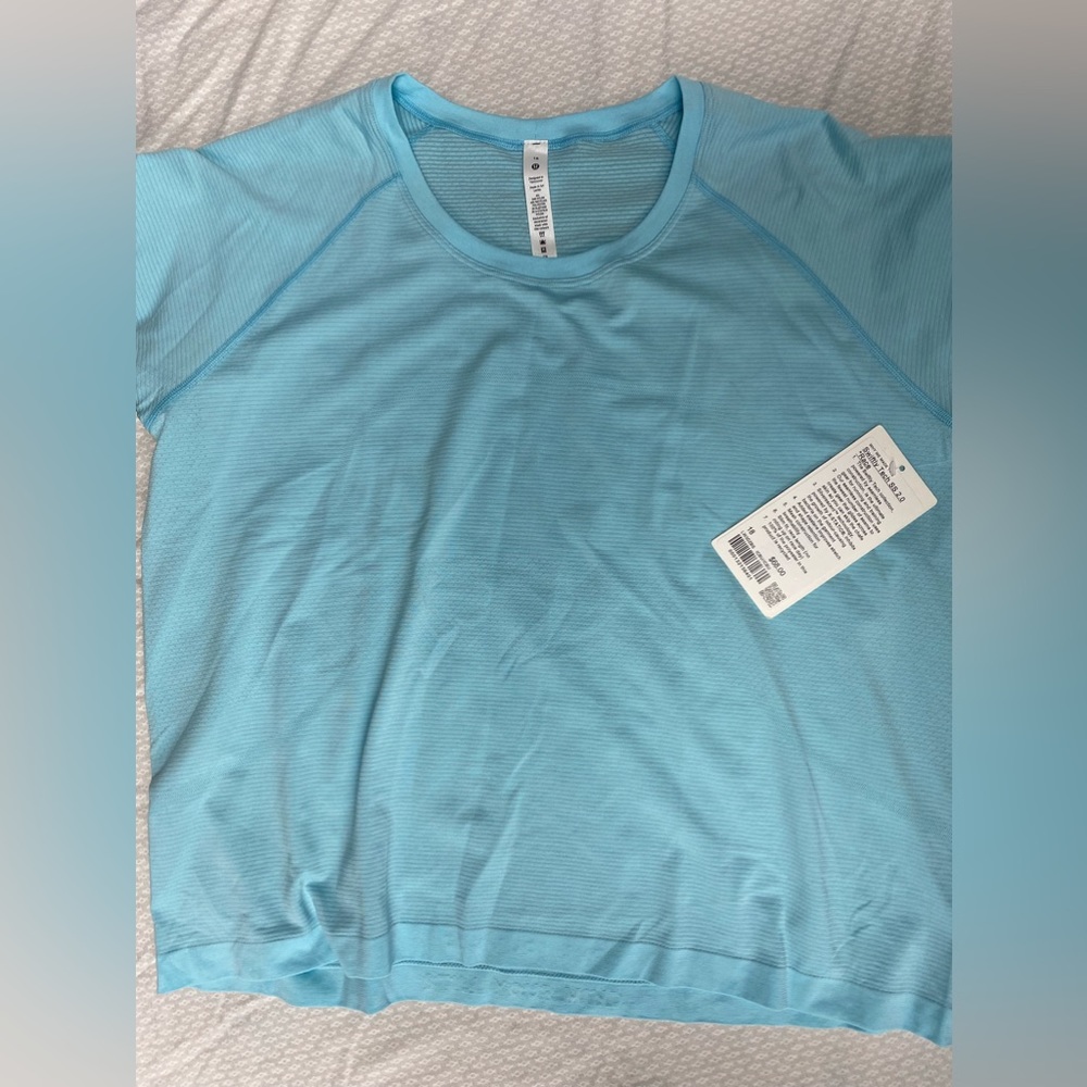 Lululemon Swiftly Tech Short Sleeve, Icing Blue 18